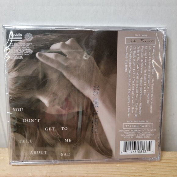 CD Taylor Swift - The Tortured Poets Department w 2-Sided Poster (4 of 4) SEALED - Picture 3 of 3